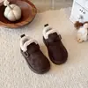 Sapatos de Algodão Estilo Britânico Retrô para Meninas 2026 Outono/Inverno Novos Sapatos Casuais Confortáveis de Solado Macio para Crianças de Meia-Idade e Mais Velhas Sapatos Birkenstock