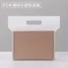 Bolsa de mensajería esmerilada portátil, bolsa de asas de plástico Pe semitransparente, bolsa sellable por sí sola de Po de gran capacidad