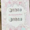 Serie de Uñas Infantiles TaoxiliLindas, Suaves, Dulces, Adorables, Uñas Portátiles Infantiles Estilo Ins Inspiradas en la Dopamina