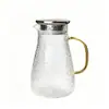 Jarra de Água Fria Resistente ao Calor com Textura Martelada, à Prova de Explosão, Adequada para Fazer Chá, Conjunto Doméstico, Jarra de Suco, Chaleira para Água Fervente