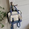 Mochila escolar portátil multiusos para estudiantes de primaria, mochila de un solo hombro para estudiantes de secundaria, mochila de tutoría de clase, mochila de gran capacidad