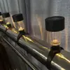 Luz Solar de Jardim Transfronteiriça Iluminação de Fixação para Grade de Cerca Varanda Decoração à Prova d'Água Gramado de Piscina Iluminação de Ambiente