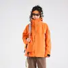 Nueva chaqueta de alta calidad, gruesa, cortavientos e impermeable, para exteriores, de otoño e invierno, para hombres y mujeres, cálida, tres en uno, juego de 0.05 kg por pieza