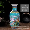 Vaso de Cerâmica Jingdezhen Atacado Vaso Antigo Flor e Pássaro Pastel Apreciação Dispositivo de Arranjo de Flores Decoração Sala de Estar Ornamentos Arranjo de Flores