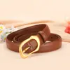 Directamente del fabricante: cinturón de cuero para mujer con hebilla, cinturón de moda para mujer, estilo coreano simple, cinturón de moda para mujer, cinturón popular para mujer