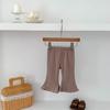 Estilo coreano Desgaste Infantil Primavera e Outono Novas Meninas Calças Queimadas Doces Multi-cor Bebê Fino Alta Costela Elástica Casual Calças Modernas