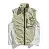 Estilo Pareja de Verano Ligero Estilo Montaña Exterior Resistente al Agua Transpirable Multibolsillos Chaleco de Trabajo para Senderismo Marca de Moda