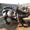 Vendas Diretas da Fábrica, Artesanato e Enfeites de Escultura de Vaca de Cobre, Enfeites de Vaca de Cobre Fundido para Paisagismo de Jardim, Escultura de Animal em Cobre