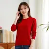 Suéter 100% Cachemir Puro Hengyuanxiang para Mujer, Cuello Redondo, Nuevo Estilo Otoño e Invierno 2025, Suéter de Cachemir Cálido y Lujoso para Mujer
