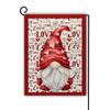 Amazon Dia dos Namorados Bandeira de Jardim Atmosfera de Feriado Bandeira Decorativa Atacado Transfronteiriço Amor LOVE Gnomos Flores ao Ar Livre