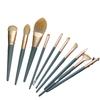Pincel de maquillaje Cangzhou Blue Bridge, 10 pinceles para principiantes, pincel suelto Cangzhou para sombras de ojos, pincel para base