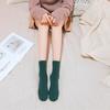 Calcetines para Mujer Media Caña Otoño e Invierno Adulto Calcetines Cálidos Calcetines para Nieve Más Terciopelo Gruesos Moda para Hombre y Mujer Color Sólido Calcetines para Piso