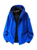 Chaqueta de trabajo tres en uno, adecuada para actividades al aire libre en otoño e invierno, a prueba de viento y personalizable con bordado o impresión de logotipo para uso corporativo o grupal