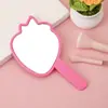 Espejo de Mano con Borde de Encaje con Forma de Nube para Niñas, Espejo Mini Portátil con Mango Imprimible, Espejo de Maquillaje