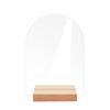 BT052-55 placa de mesa de casamento acrílica transparente hexagonal retangular redonda número de mesa placa de assento DIY