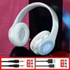 Fone de Ouvido Bluetooth Luminous Sem Fio Headset Bluetooth 5.0 Cartão Dobrável Subwoofer B39