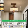 Luminária pendente pequena estilo antigo para cabeceira de quarto, estilo gota d'água francês de meados do século, lustre retrô de alta qualidade para balcão de bar, escada e sala de jantar