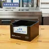 Tienda de café y té con leche: dispensador de vasos de plástico, portavasos para el mostrador, dispensador de tapas de vasos, portavasos integrado para vasos para llevar, sin accesorios adicionales