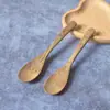 Nova Asa de Frango Madeira Colher de Madeira Doméstica Colher sem Tinta Colher de Sopa Colher de Cabo Longo Colher de Presente Pronta para Venda
