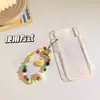 Lindo Oso Hamburguesa de Dibujos Animados Cadena de Lanyard para Teléfono Móvil Joyería Pulsera Corta Cadena Colgante para Auriculares para Mujeres