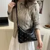 Bolsa de Bolinho da Moda Minimalista Texturizada Casual para o Dia a Dia, Nova Bolsa de Ombro Transversal Única Feminina Estilo Outono