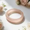 Pulseira de jade afegão genuíno natural cor rosa toranja, acessório da moda estilo chinês para meninas, pulseira de jade afegão cor rosa raiz de lótus