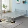 Cama de ferro forjado para aluguel 1,2 metros solteiro cama de ferro forjado pernas elevadas dormitório 1,5 metros casal fora do chão pernas altas Maitai Bao