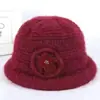 Nuevo Estilo de Gorro Cálido de Invierno para Madres de Mediana Edad y Mayores, Gorro de Lana Engrosado a Prueba de Viento para Señoras Mayores, Gorro de Algodón Tejido para Abuelas