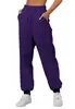 Amazon 2023 Pantalones de Chándal Sueltos de Cintura Alta para Mujer Pantalones de Chándal a Cuadros de Cintura Alta Pantalones Casuales de Sudadera con Bolsillos