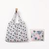 Bolsa de Compras Impermeable Personalizada de un Solo Hombro para Compras de Abarrotes Plegable de Gran Capacidad Bolsa Plegable de Poliéster 190t Bolsa de Regalo Publicitaria