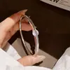 Diamantes Claros e Brilhantes! Pulseira Redonda de Zircônia, Simples e Estilosa Vintage, Pulseira Elegante com um Toque de Luxo Leve e de Alta Qualidade, Joias para Atacado
