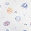Tela Fresca de Fibra de Bambú Jacquard Tela Idea Estampado de Dibujos Animados Sudadera para Bebé Manga Corta Pantalones Anti-mosquitos Tela de Camiseta