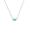 Accesorios de moda para mujer, collar de clavícula con cuentas turquesas personalizadas que combinan con todo, joyería con colgante, collar corto