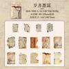 Zabc Material Papel Yayan Série Janela Entalhada Recorte Porta e Janela Material de Decoração de Livro de Mão 10 Peças em 6 Estilos