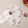 Mameluco para Bebé Recién Nacido Ropa de Mariposa Mono sin Costuras Primavera y Otoño Algodón Puro Clase A Ropa Estilo Monje Ropa para Aire Acondicionado Clase A