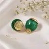 Botões Coloridos de Liga Metálica com Resina em Estilo Chinês para Hanfu Étnico, Traje Tang, Qipao, Cardigã e Tricô