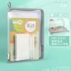 Huajie fábrica mayoreo A4 transparente con cremallera bolsa para documentos gran capacidad transparente papel de prueba libro de texto nueva bolsa de almacenamiento portátil