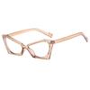 Nuevas gafas de moda personalizadas con montura de ojo de gato anti-Blu-ray, estilo retro europeo y americano, casuales, combinables, planas y sencillas.