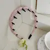 Diadema de Tela de Lunares de Colores para Mujer, Accesorio para el Cabello Simple y Versátil, Diseño de Corona Alta, Para Uso Diario, Diadema Antideslizante con Dientes