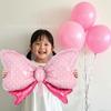 Set de Globo Grande Digital Rosa Perlado de 40 pulgadas con Lazo para Fiesta de Cumpleaños Infantil, Decoración de Arreglo para Primer Año, Venta al por Mayor