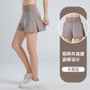 Shorts de Corrida Fitness Yoga Dois em Um Cintura Alta Respirável Anti-Exposição Solto Bolso Lateral Hot Pants para Mulheres Primavera/Verão 2026