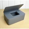 Caja de almacenamiento para mascarillas, grande, a prueba de polvo, sellada, con tapa, para guardar guantes desechables y desmaquillantes.