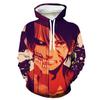 Suéter de Dragon Ball 3D con estampado digital, cuello alto, sudadera informal holgada para parejas, suministro directo de fábrica
