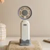 Ventilador de Mano USB Recargable de Bloques de Color Ajuste de Tres Velocidades con Base Ventilador Pequeño de Escritorio Regalo Promocional Se Puede Imprimir Logo