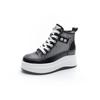 Botas de Malla de Caña Alta para Mujer en Stock, Zapatos Casuales para Mujer de Primavera y Verano con Aumento de Altura Oculto, Tenis Blancos con Suelas Gruesas, Zapatos de Plataforma que Te Hacen Ver Más Alto