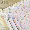 Nuevos productos de ropa floral, papel de regalo de flores frescas, ins floral, papel de regalo floral fresco pintado a mano, empaque de arte floral en stock