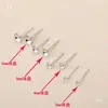 Acessórios DIY 925 Cera de Abelha Jade Brincos Brincos Brincos 3mm-8mm Bandeja Agulha Tigela Agulha Pérola Joias