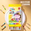 Pastel al Óleo Deli 6961 Crayón para Dibujar y Pintar, Pintura Blanca para Jardín de Infancia, Crayones de Colores para Bebés, 12 Colores, 18 Colores, Lavables