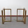 Suporte de Aço Inoxidável Base de Mesa de Centro Prateleira Mesa de Escritório Titânio Pernas de Mesa de Jantar Estrutura de Aço Móveis Mesa Cadeira Espessada
