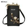 Personalização de Bolsa para Celular Nova Moda Carteira Longa Porta-Moedas Feminino Bolsa para Celular Bordada de Alta Qualidade Transversal Feminina